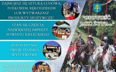 Stań się częścią największej imprezy powiatu kieleckiego - „Opowieść jako żywa...”